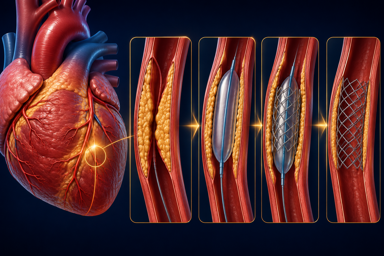 Blocked arteries treatment